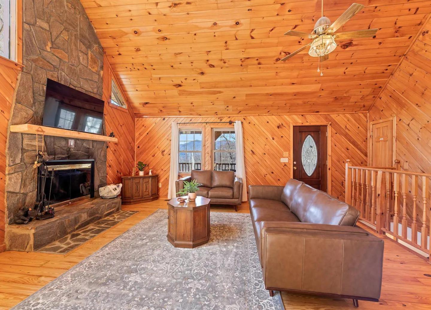 Maggie Valley Cabin With Beautiful Mountain Views, Hottub, Pet Friendly, Gameroom, Fireplace Exterior foto
